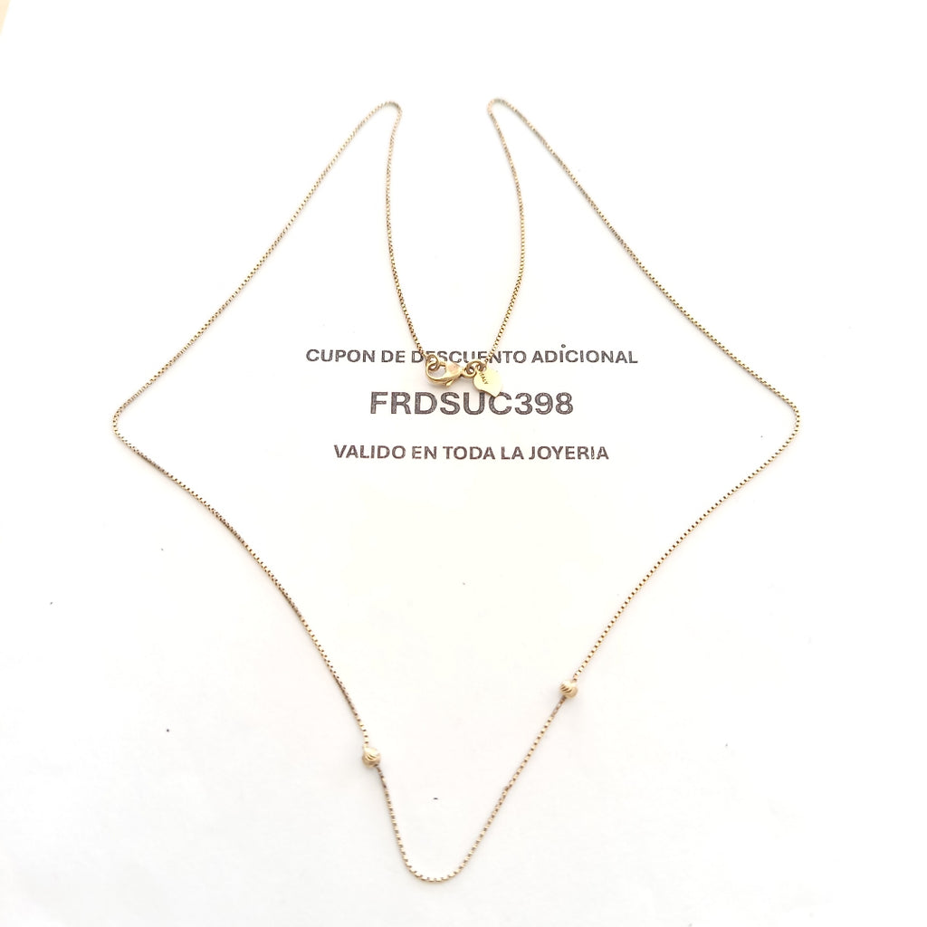 CADENA ORO 14 K 2,20 GRMS (SEMINUEVO)