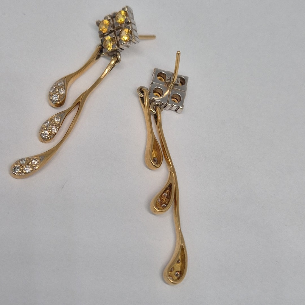 BROQUELES PAR ORO 14 K 7.3 GRMS (SEMINUEVO)