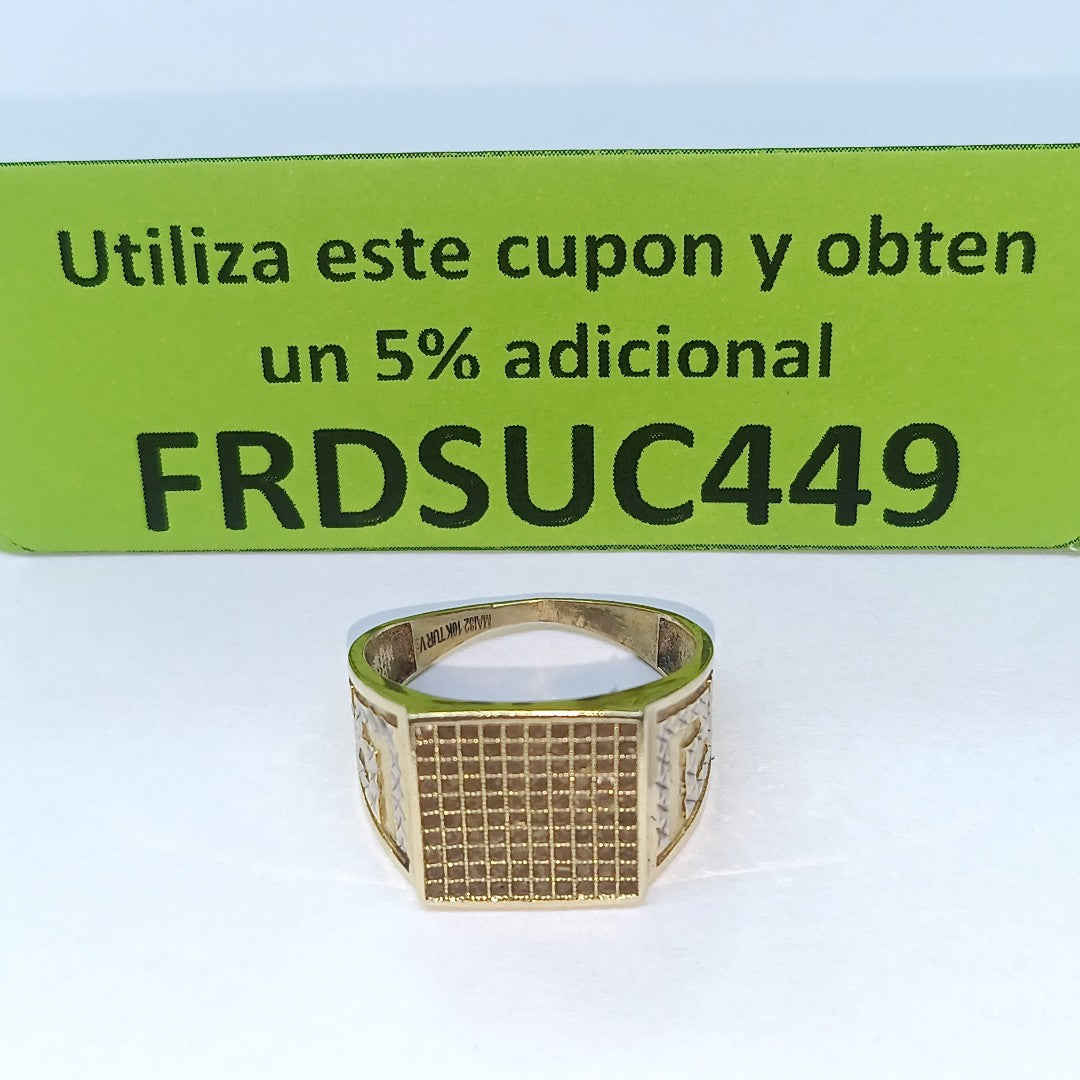 ANILLO ORO 10 K 3.8 GRMS (SEMINUEVO)