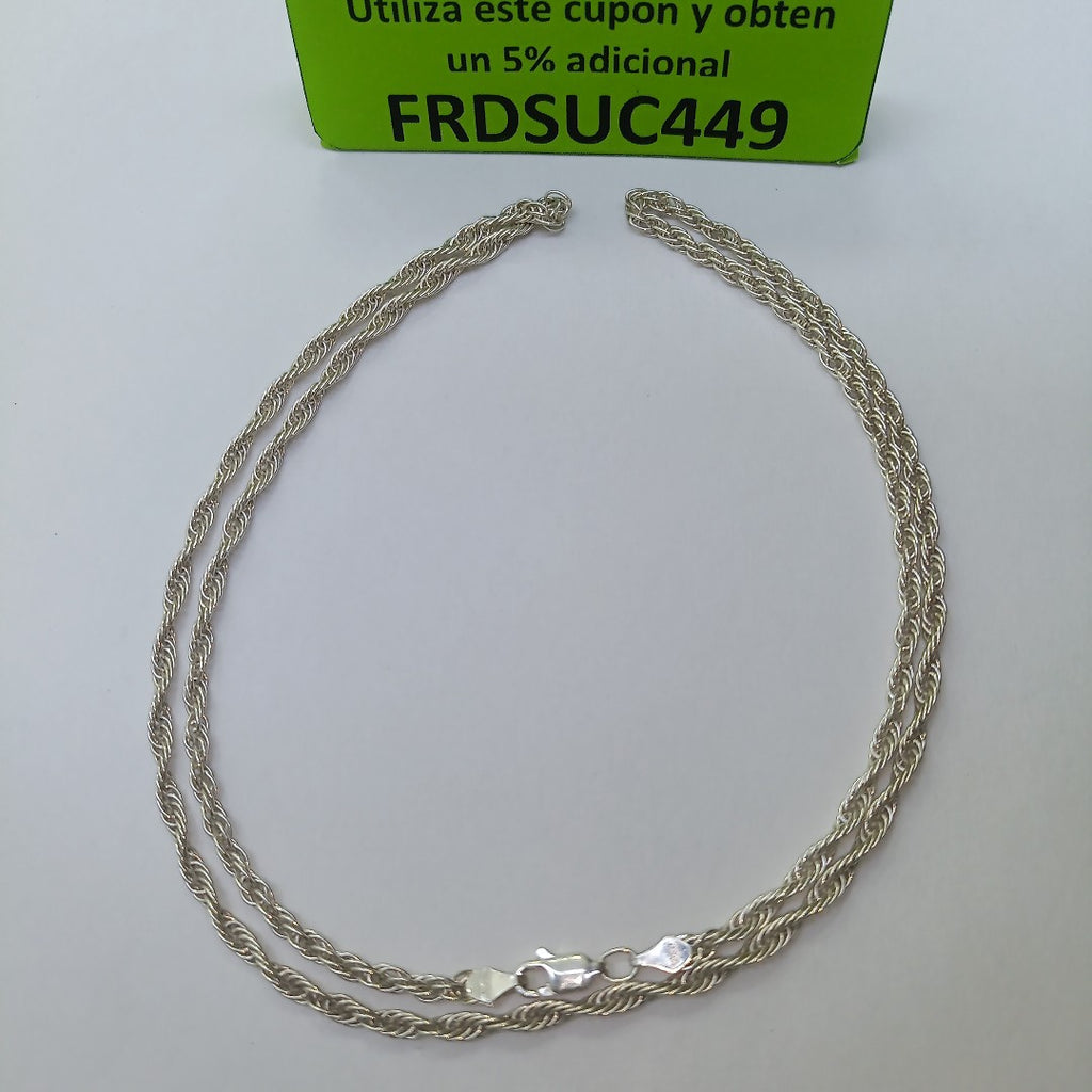 CADENA PLATA 11.1 GRMS (SEMINUEVO)