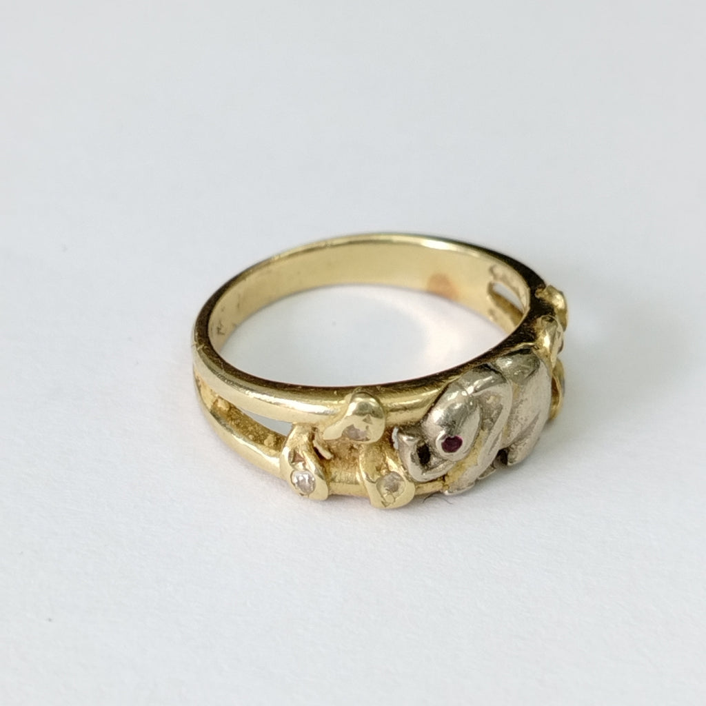 ANILLO ORO 14 K 4.3 GRMS (SEMINUEVO)