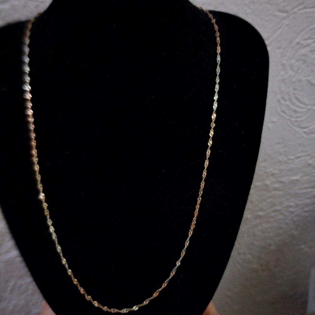 CADENA ORO COMBINADO 10 K 1.5 GRMS (SEMINUEVO)