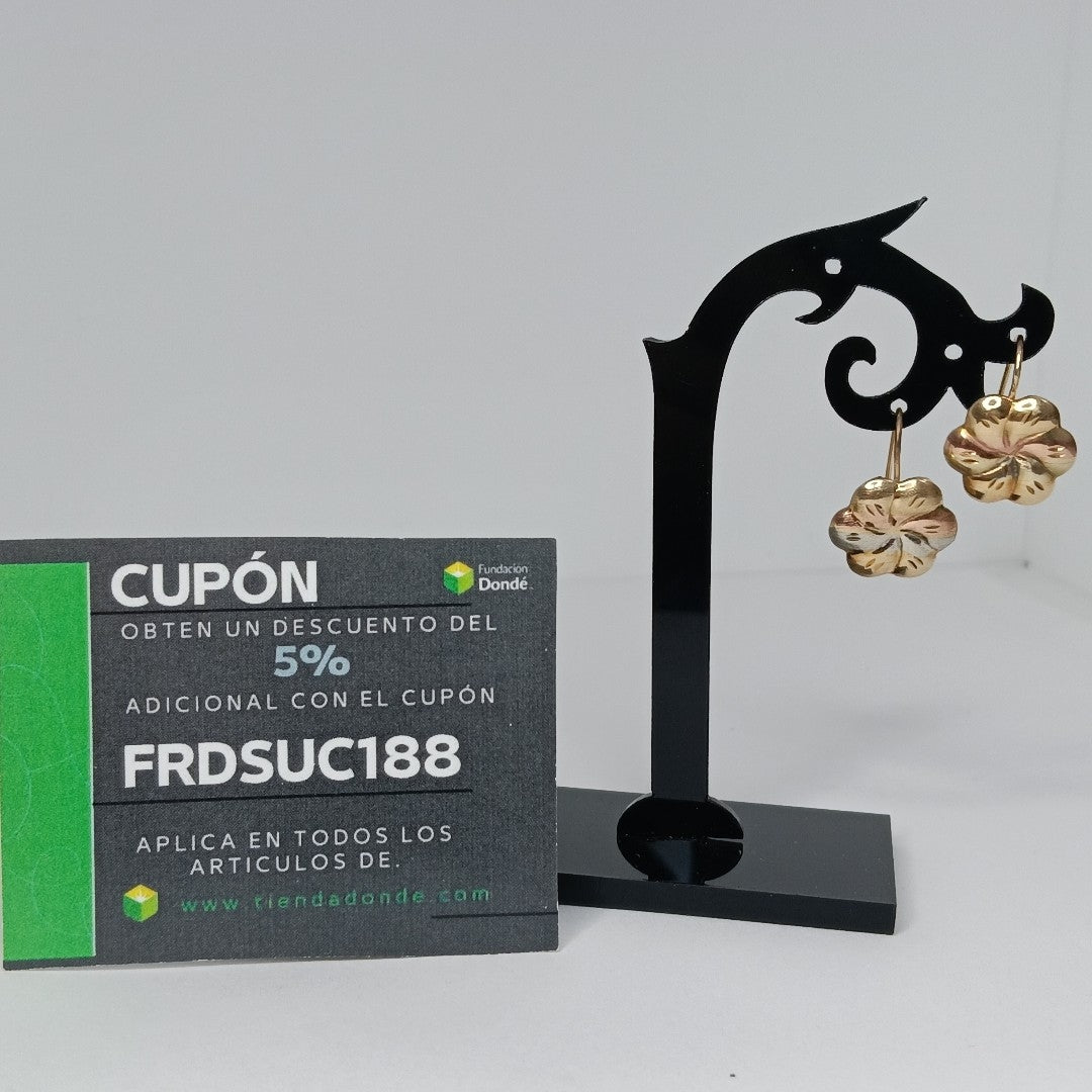 ARETES PAR ORO 10 K 1.5 GRMS (SEMINUEVO)