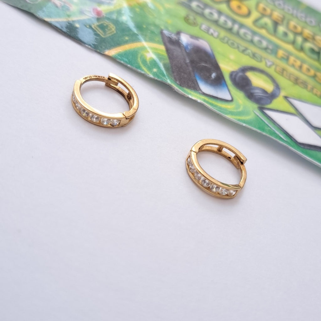 ARRACADAS PAR ORO 10 K 1,10 GRMS (SEMINUEVO)