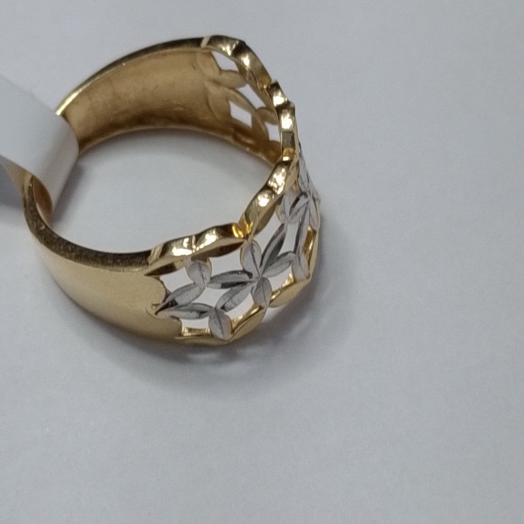 ANILLO ORO,RODIADO 14 K 2,50 GRMS (SEMINUEVO)