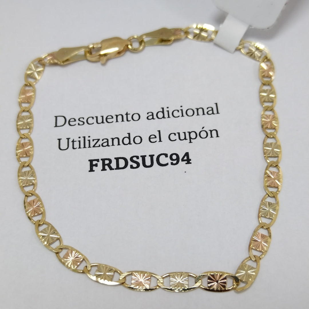 PULSERA GUCHI 14K 18 CM 2.9 GR (NUEVO)