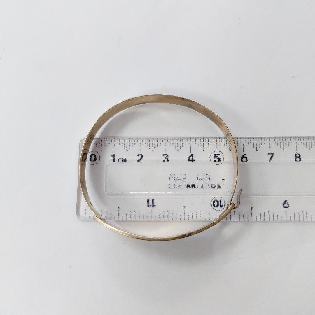 PULSERA RIGIDA ORO 10 K 12 GRMS (SEMINUEVO)