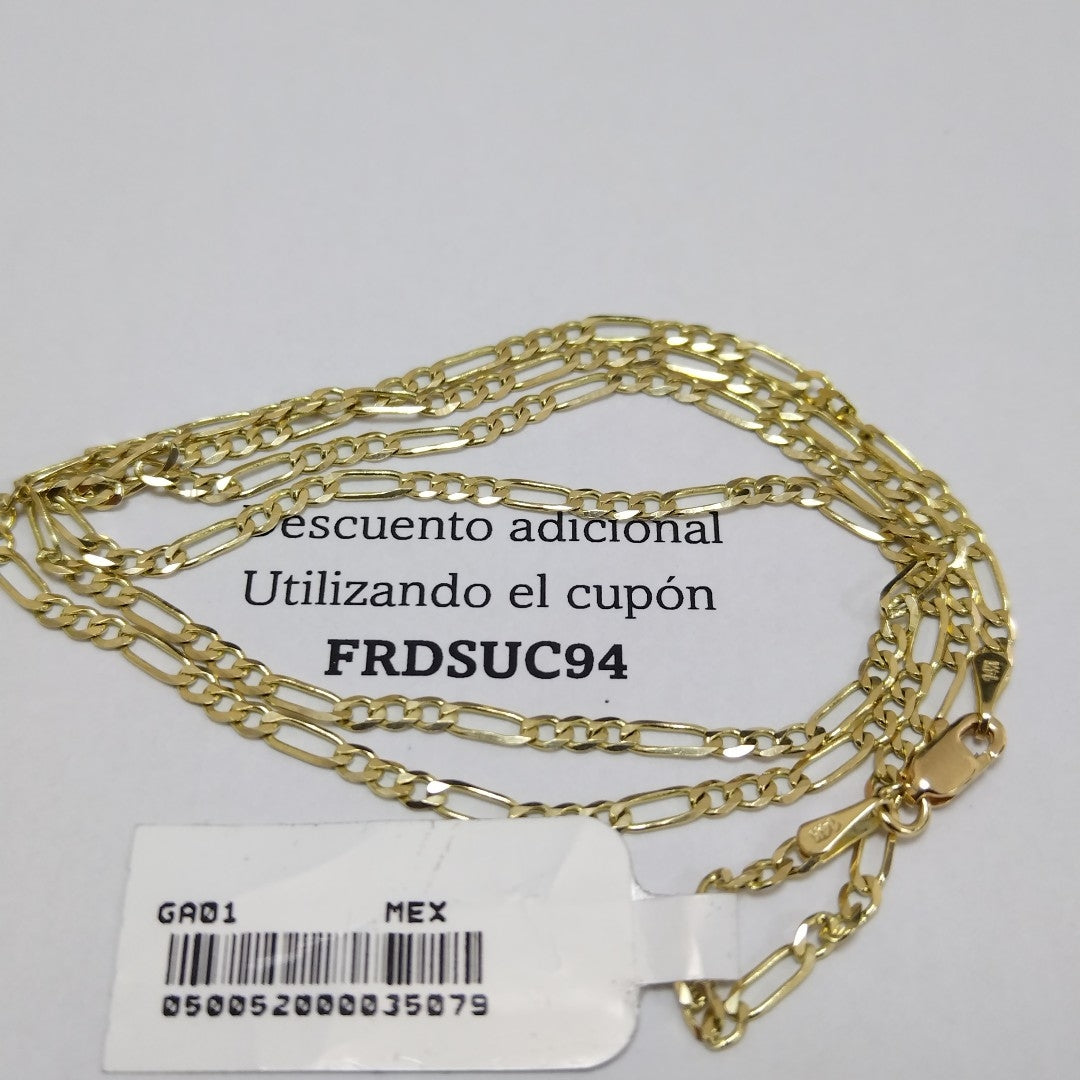 CADENA 3X1 14K 55 CM 4.9 GR (NUEVO)