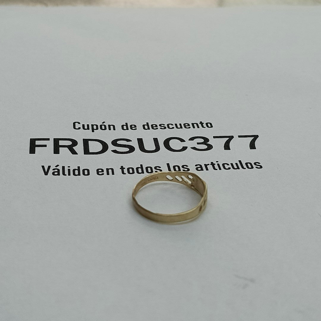 ANILLITO ORO 10 K 0.9 GRMS (SEMINUEVO)
