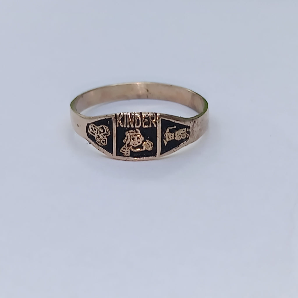 ANILLO DE GRADUACIÓN ORO 8 K 0.7 GRMS (SEMINUEVO)