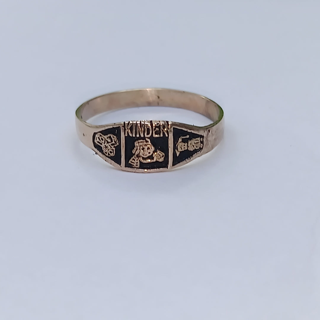 ANILLO DE GRADUACIÓN ORO 8 K 0.7 GRMS (SEMINUEVO)