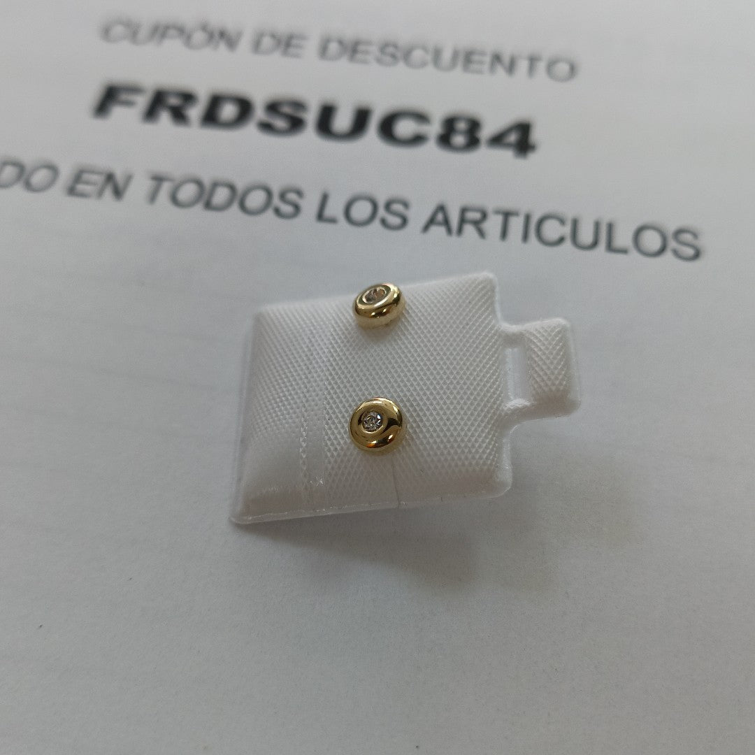 BROQUELES BROQUEL C CIRCONIA 14K 0.27 GR (NUEVO)