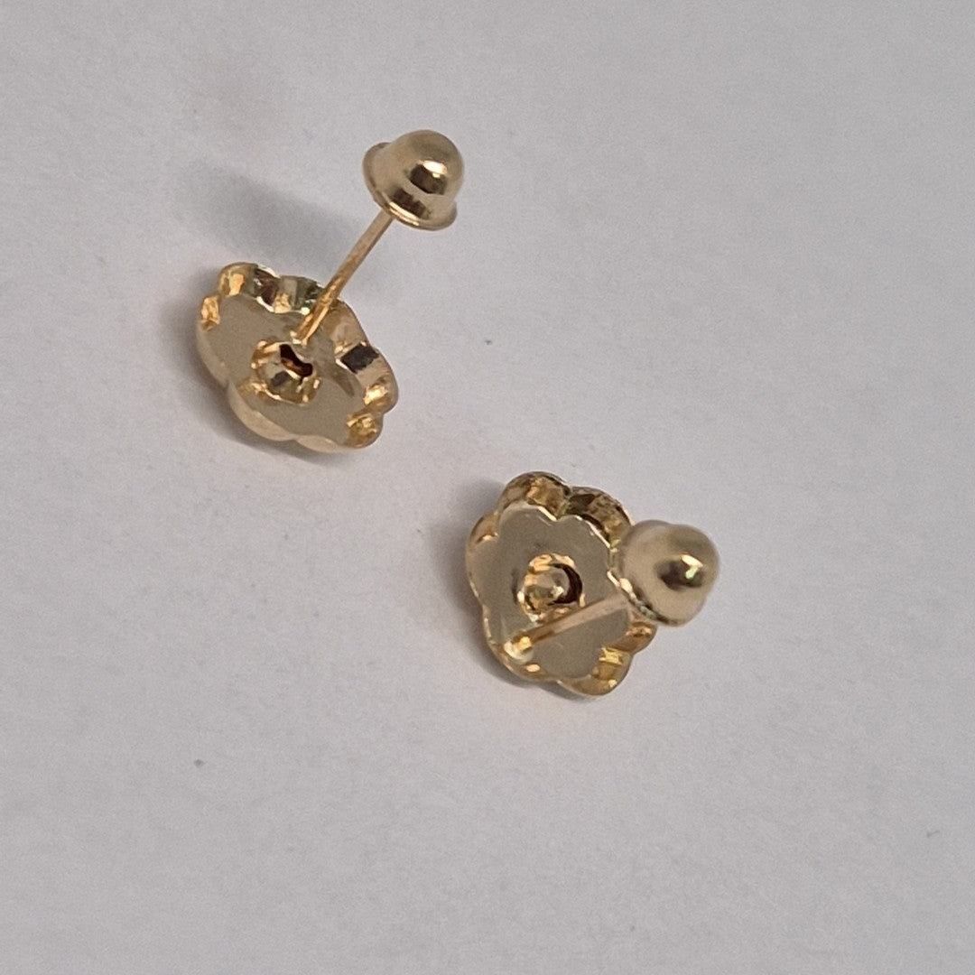 BROQUELES BROQUEL FIG FLOR C CIRCONIA 14K 0.2581 GR (NUEVO)