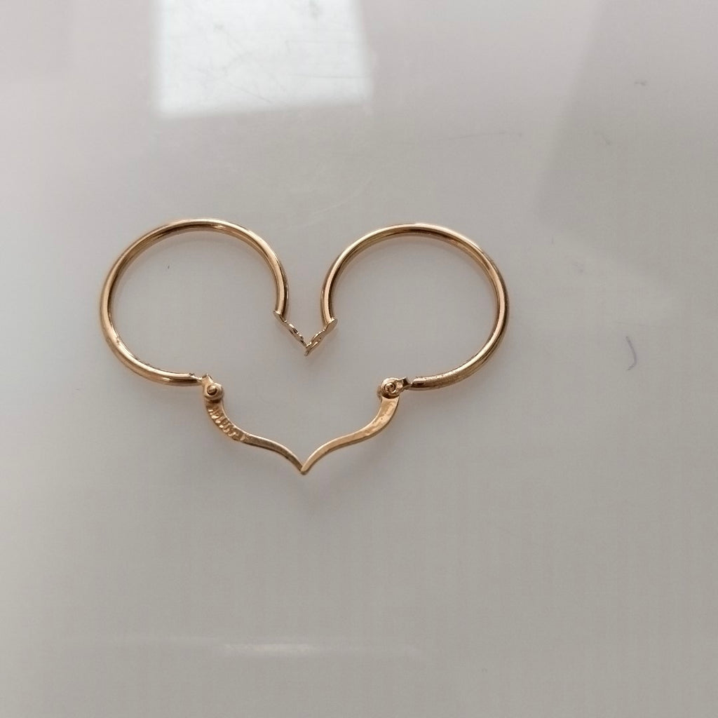 ARETES ARRACADAS 14K 1.4 GR (NUEVO)