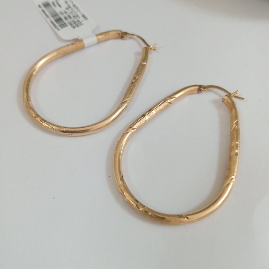 ARRACADAS PAR ORO 14 K 3.7 GRMS (SEMINUEVO)