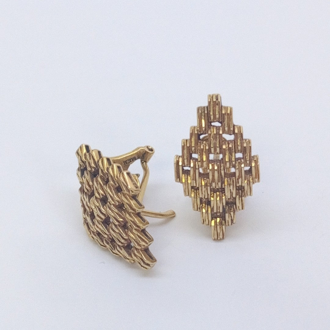 ARETES PAR ORO 18 K 7,80 GRMS (SEMINUEVO)