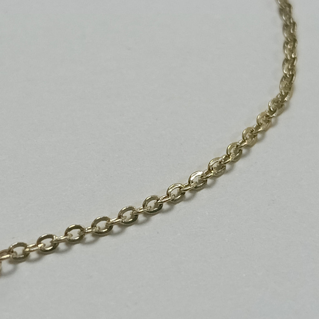 PULSERA TEJIDO ESPECIAL FIG FLORES 14K 18 CM 2 GR (NUEVO)