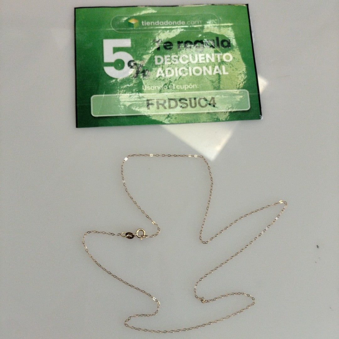 CADENA ORO 14 K 0.7 GRMS (SEMINUEVO)