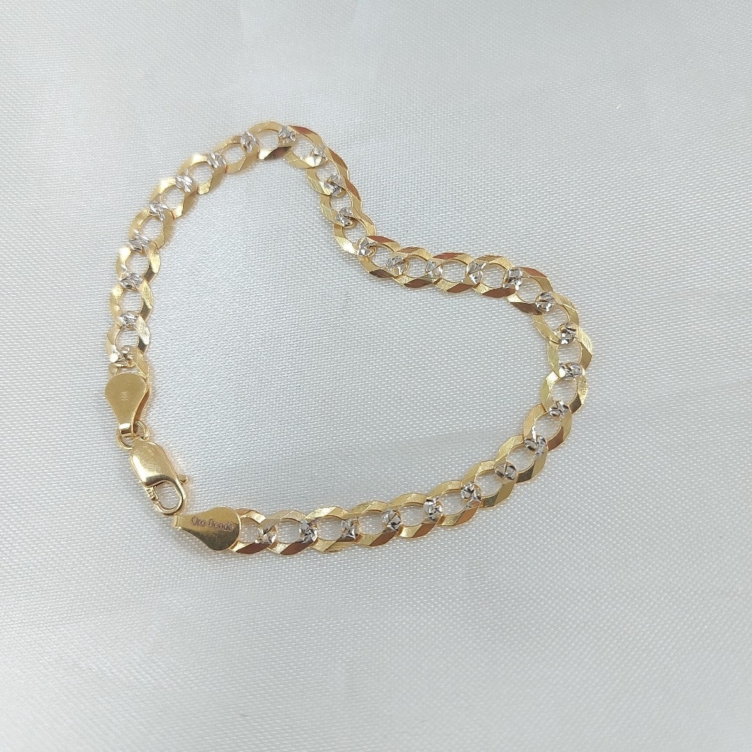 PULSERA BARBADA 14K 21 CM 5.7 GR (NUEVO)