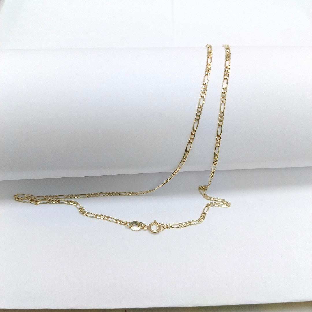 CADENAS TEJIDO 3X1 ORO 10K 50 CM 2.9 GR (NUEVO)