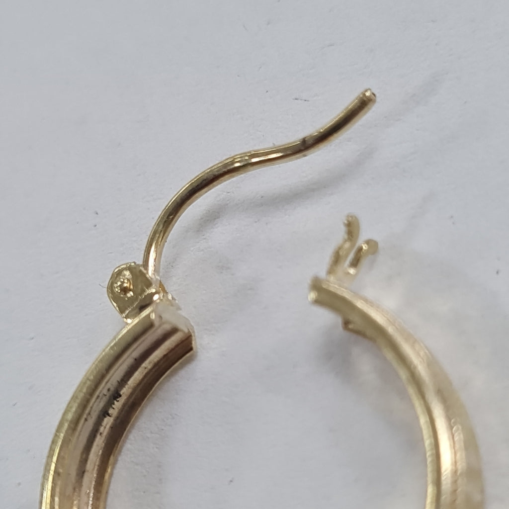 ARETES ARRACADAS LABRADAS 10K 2.2 GR (NUEVO)