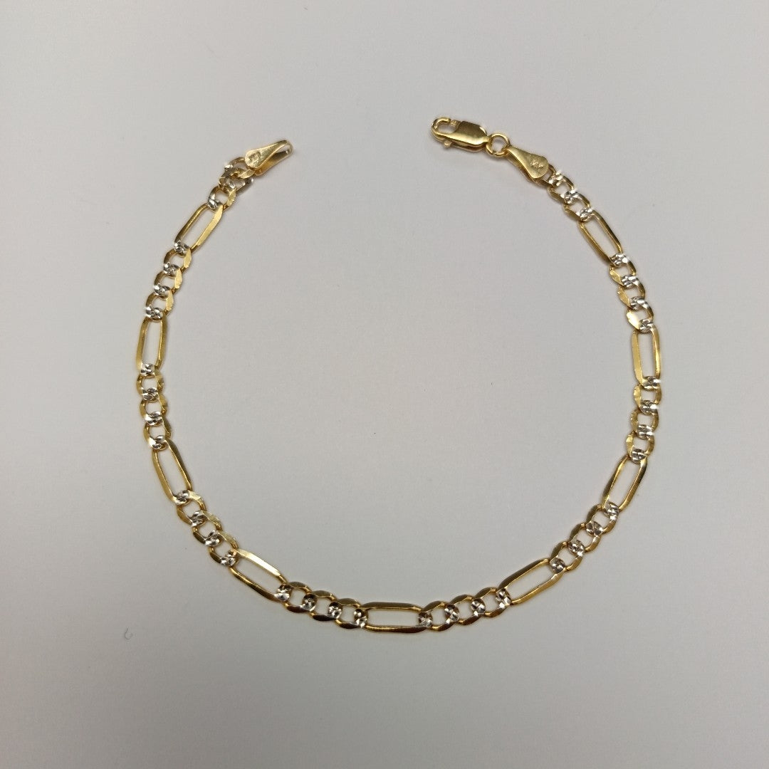 PULSERA 3X1 14K 21 CM 4.6 GR (NUEVO)