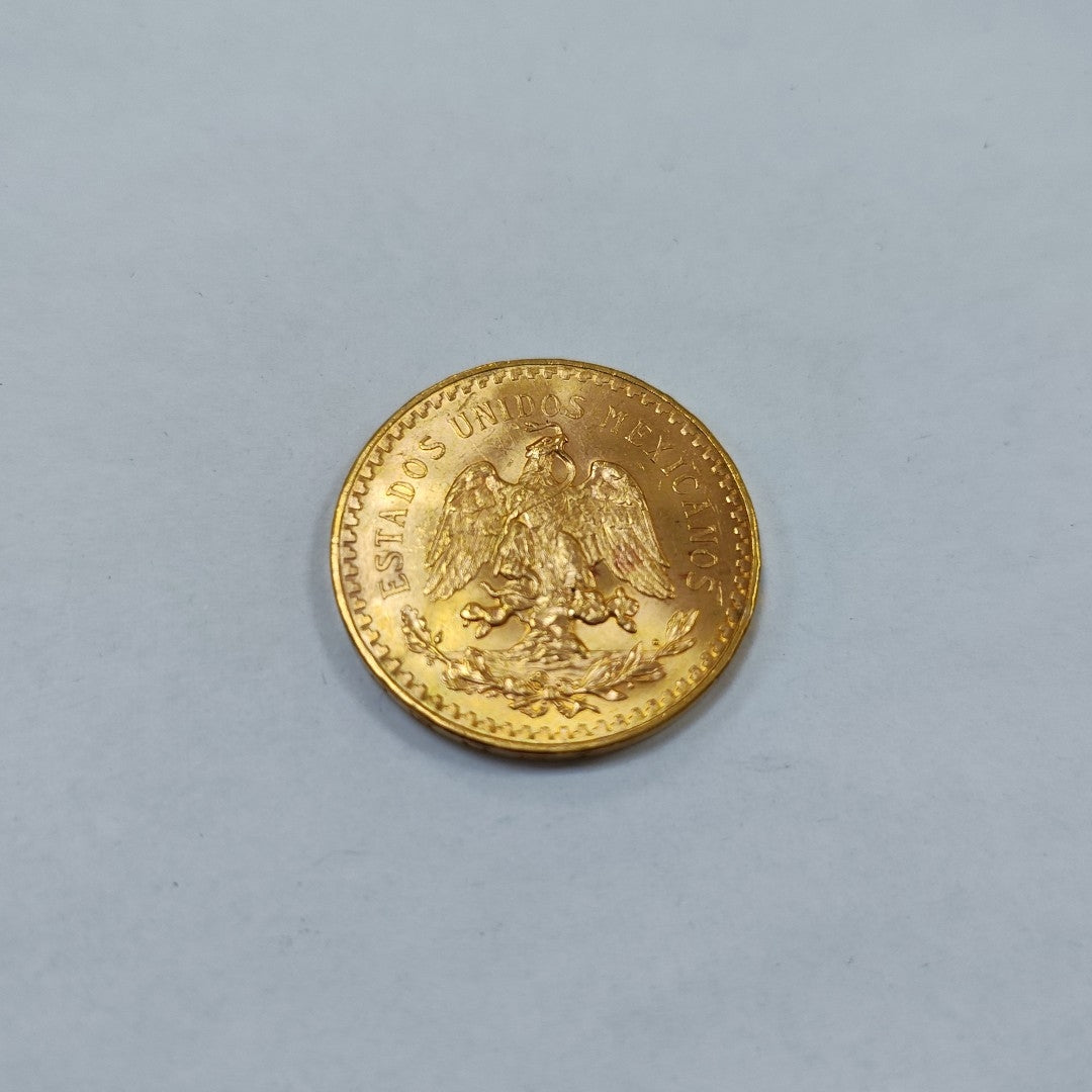 K1 41,60 GRMS 21 K IDENTIFICACIÓN MONEDA NOMINATIVA MONEDAS PESOS 50 PESOS (SEMINUEVO)