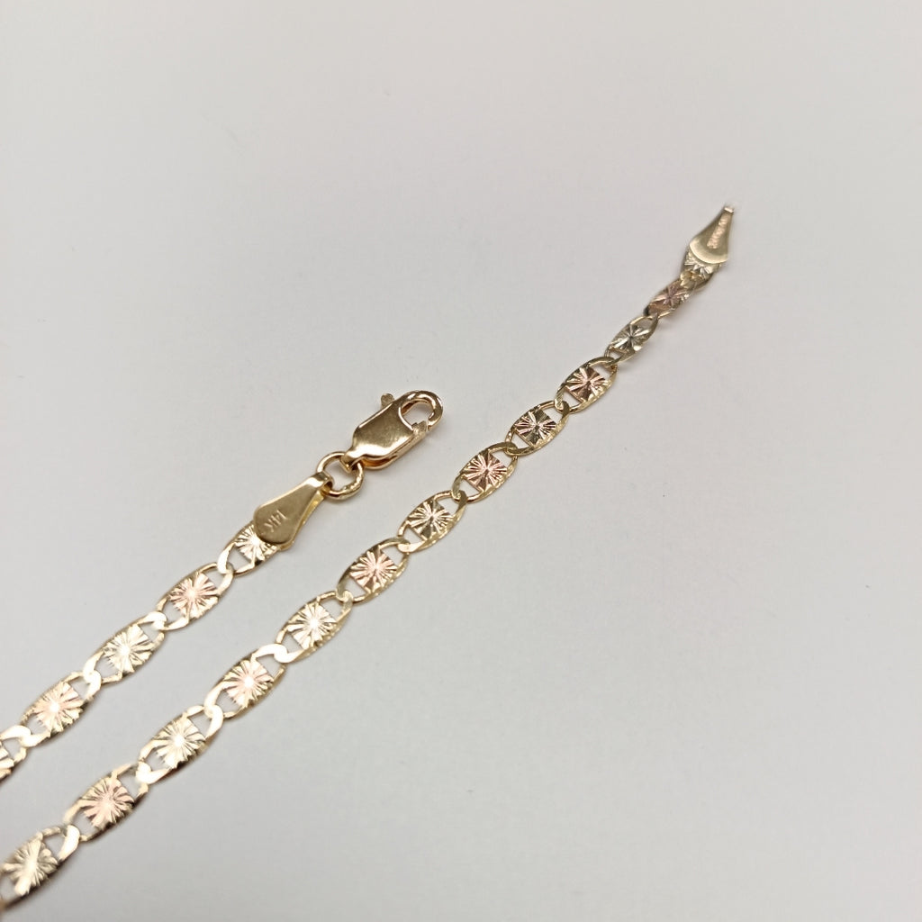 PULSERA GUCHI 14K 18 CM 2.8 GR (NUEVO)
