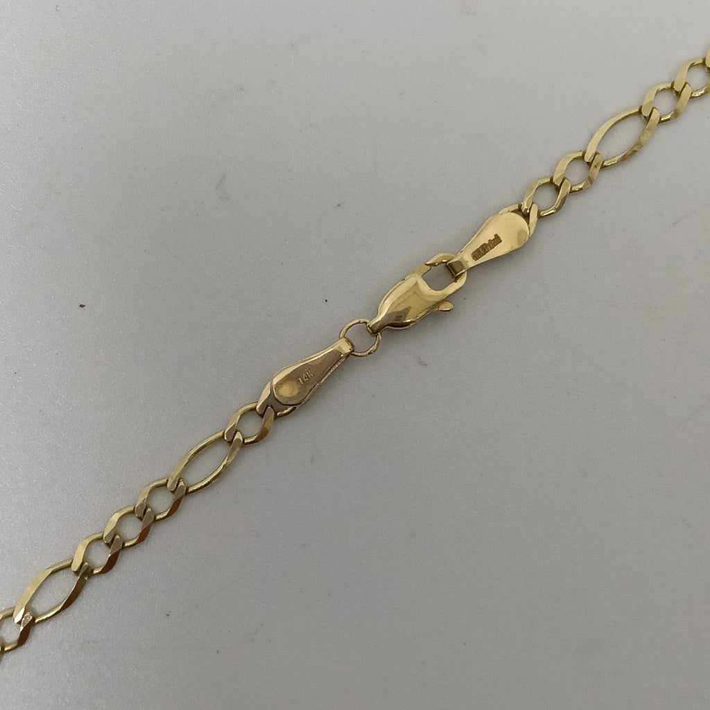 CADENA TEJIDO 3X1 14K 55 CM 8.3 GR (NUEVO)