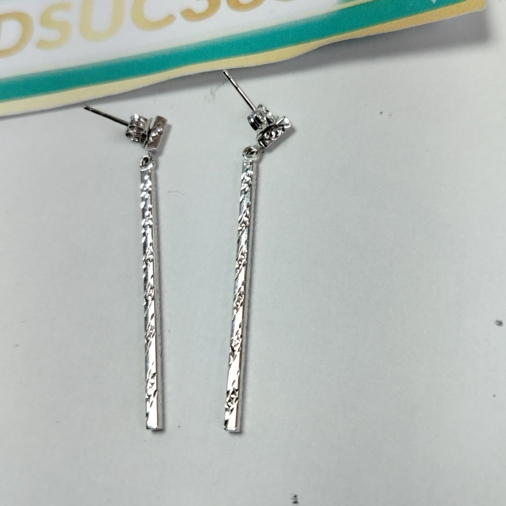 BROQUELES PAR ORO, ORO BLANCO 14 K 2 GRMS (SEMINUEVO)