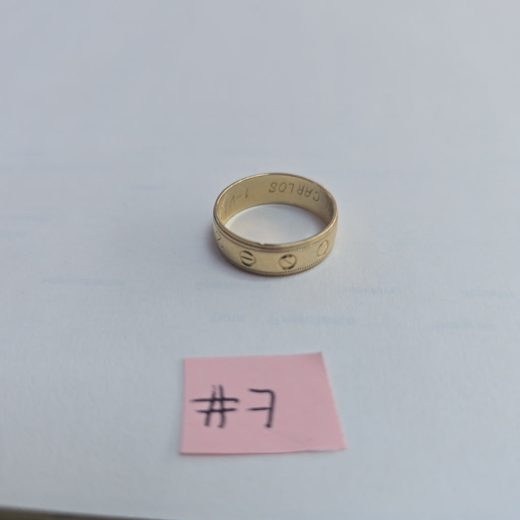 ANILLITO ORO 14 K 2.8 GRMS (SEMINUEVO)