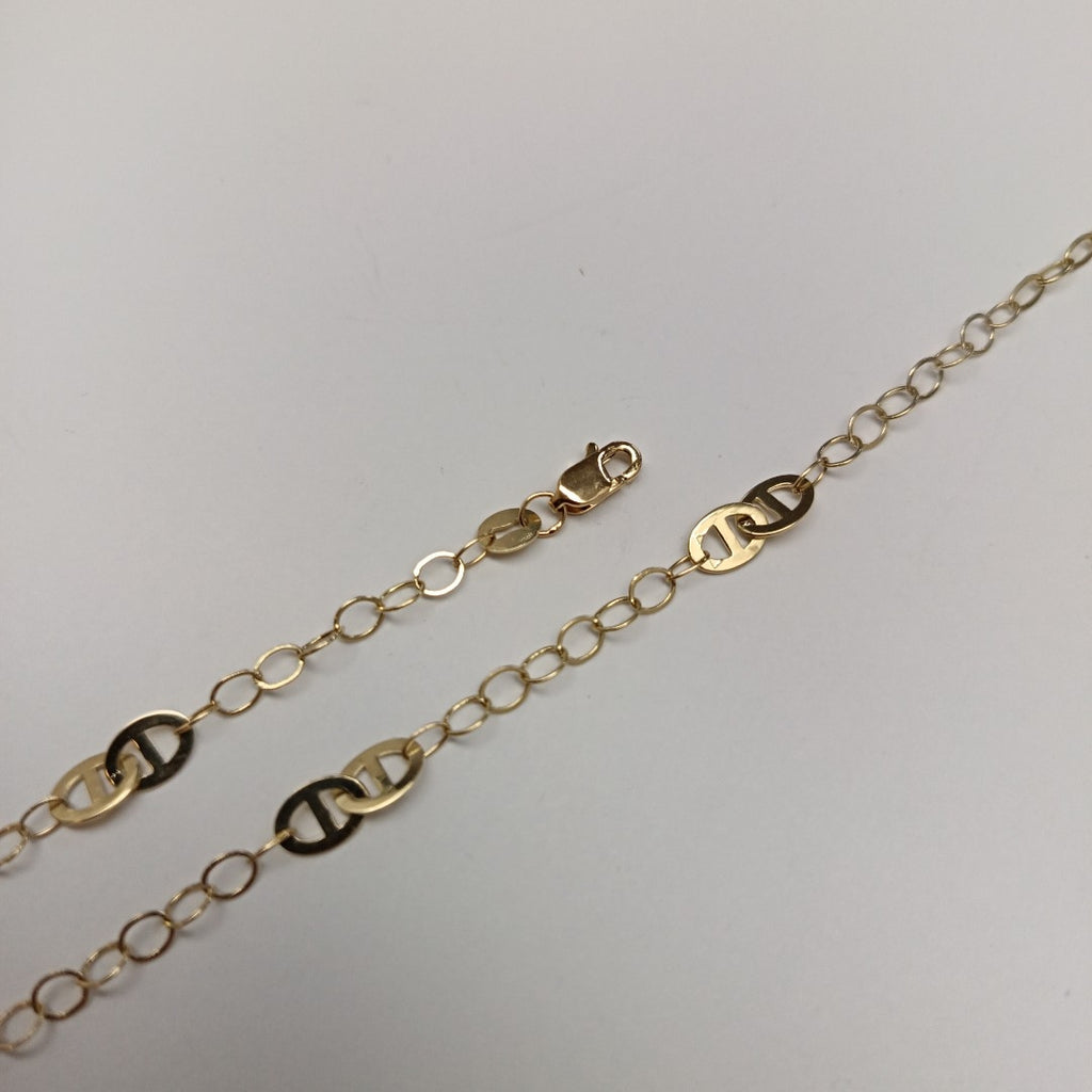 PULSERA ESPECIAL 14K 21 CM 1.9 GR (NUEVO)