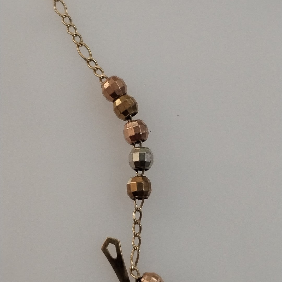 CRUZ, PULSERA ORO 10 K 1 GRMS (SEMINUEVO)
