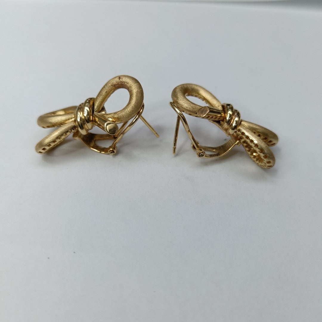 ARETES PAR ORO 10 K 6,90 GRMS (SEMINUEVO)