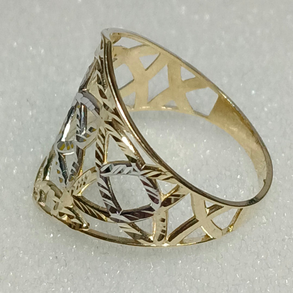 ANILLOS CON ESTRELLA CELTA 14K TALLA 7.5 2.3 GR (NUEVO)