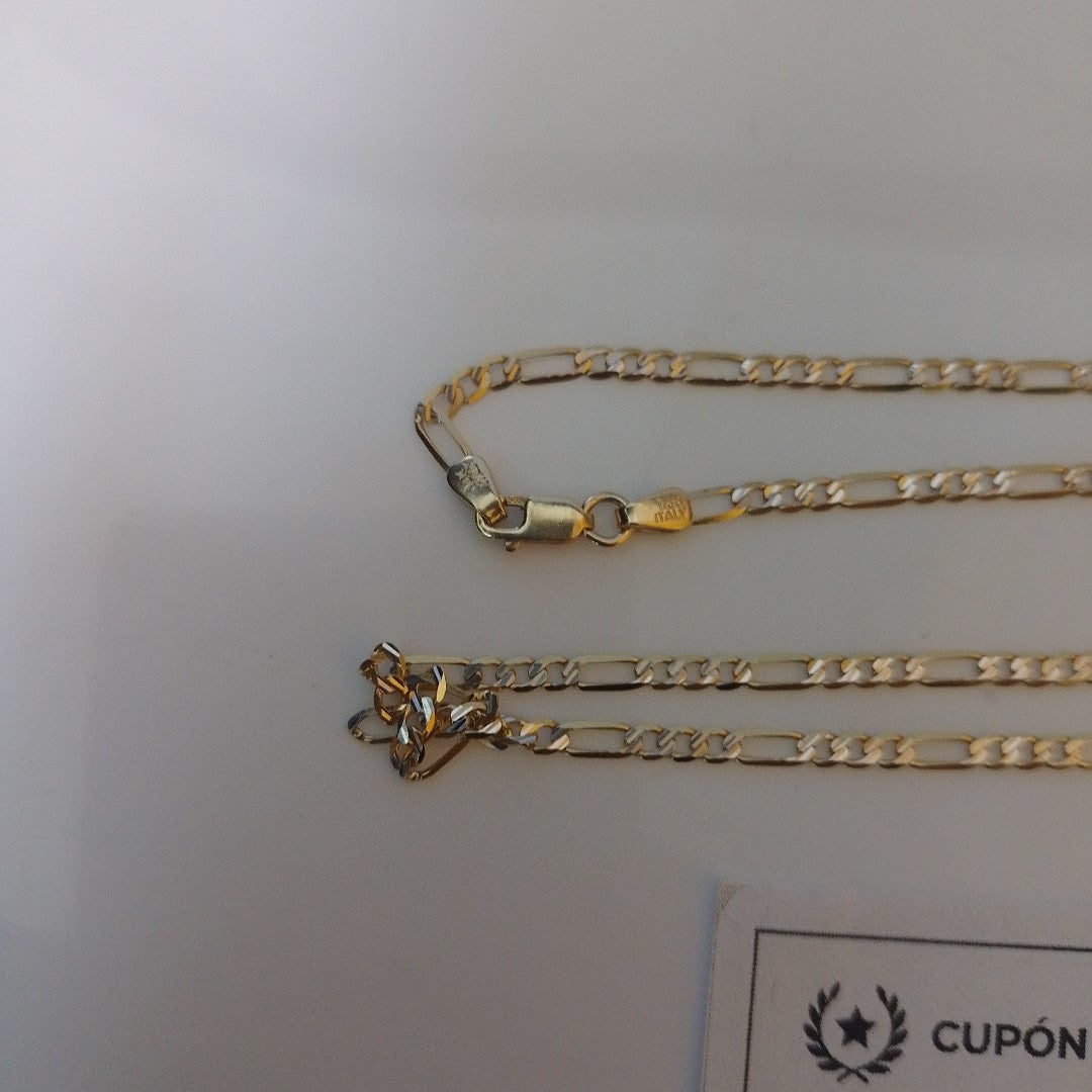 CADENA ORO, RODIADO 14 K 4.8 GRMS (SEMINUEVO)