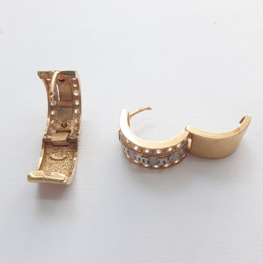 ARRACADAS PAR ORO 14 K 6.6 GRMS (SEMINUEVO)
