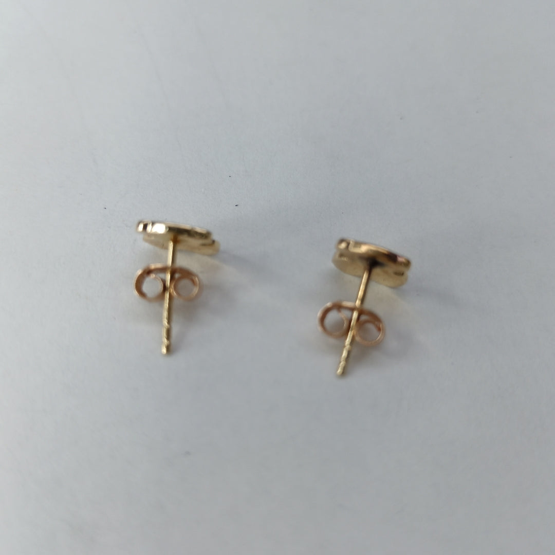 BROQUELES PAR ORO 14 K 1,90 GRMS (SEMINUEVO)