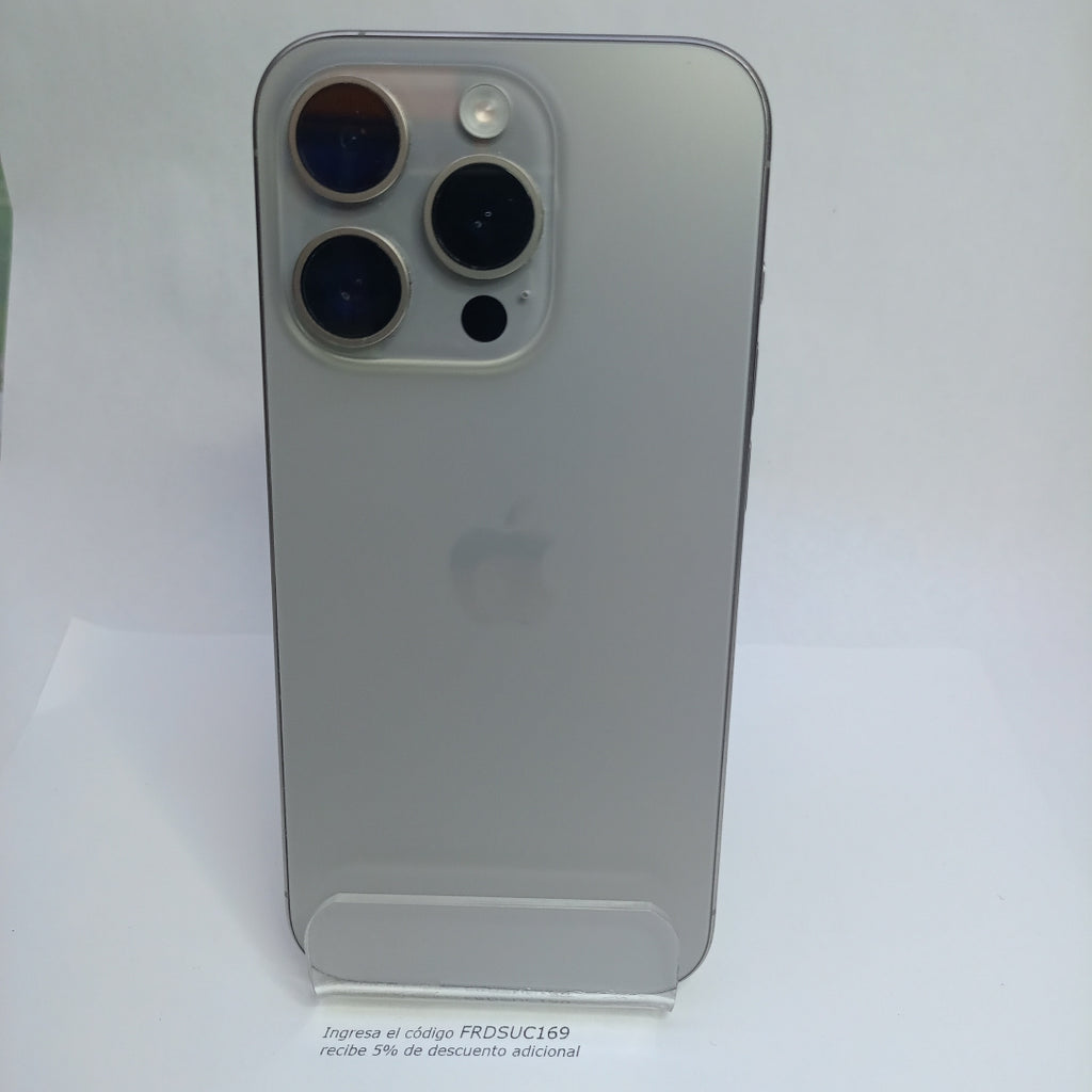 CELULAR APPLE IPHONE 15 PRO A2848 (2023) 128 GB 8 GB RAM (SEMINUEVO)