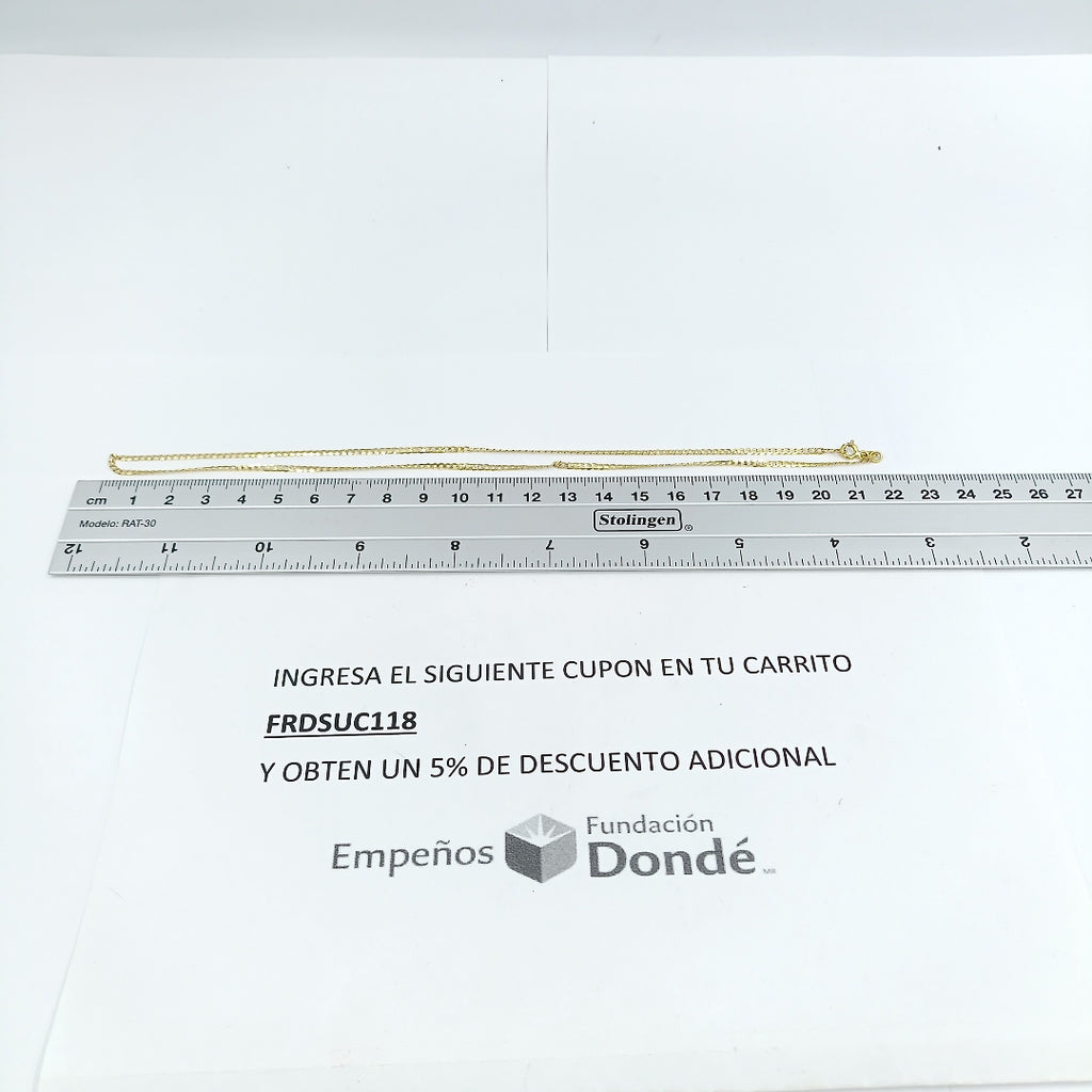 CADENA ORO 10 K 2 GRMS (SEMINUEVO)