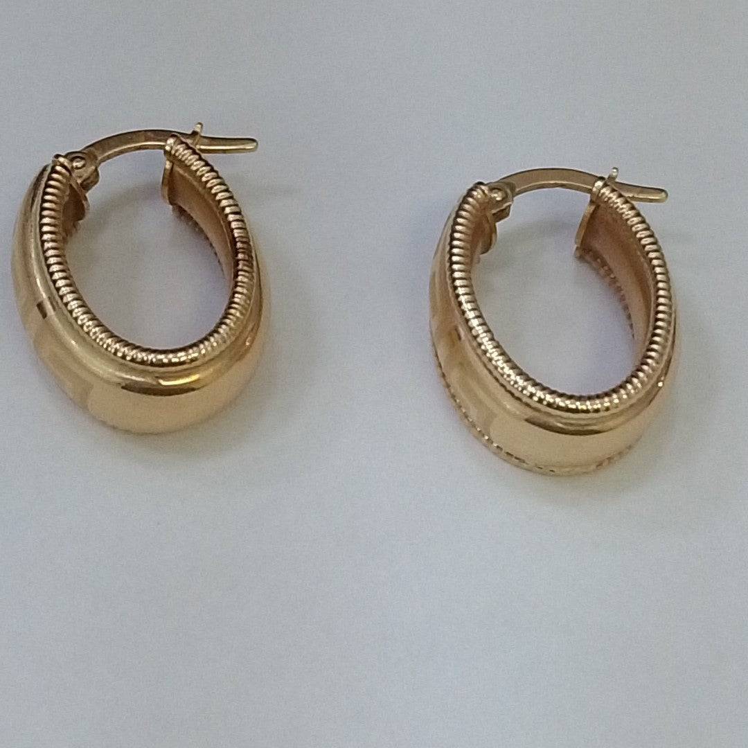 ARRACADAS PAR ORO 14 K 4.2 GRMS (SEMINUEVO)
