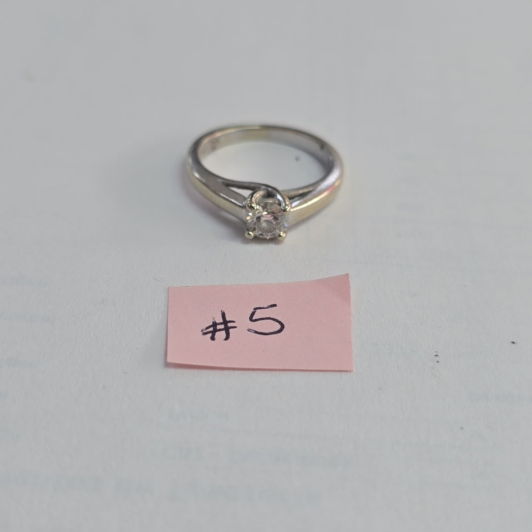 ANILLITO ORO BLANCO 14 K 3,10 GRMS (SEMINUEVO)