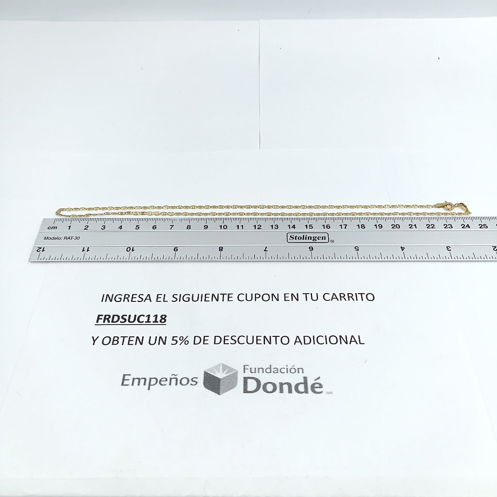 CADENA ORO 10 K 2.5 GRMS (SEMINUEVO)