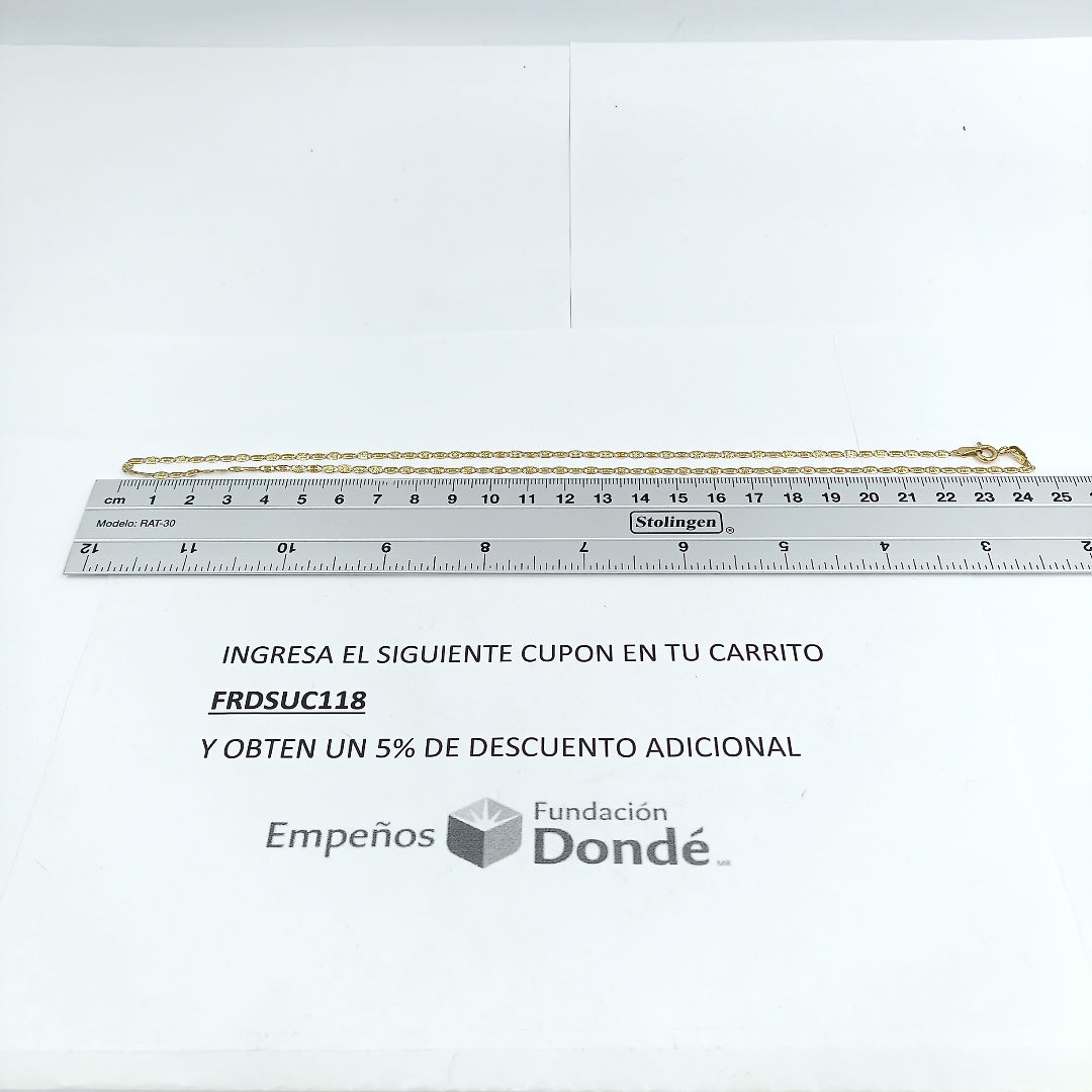 CADENA ORO 10 K 2.5 GRMS (SEMINUEVO)