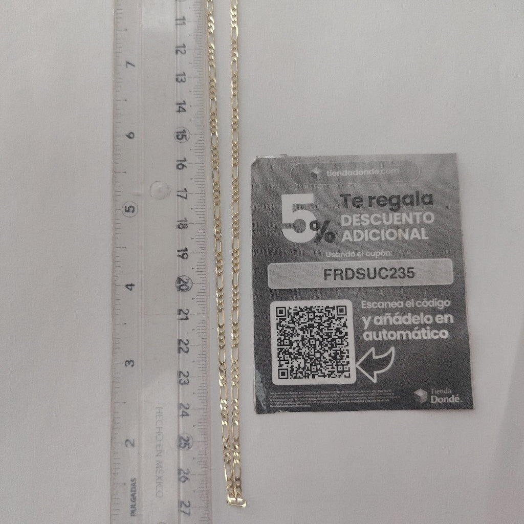 CADENA 3X1 14K 55 CM 5 GR (NUEVO)
