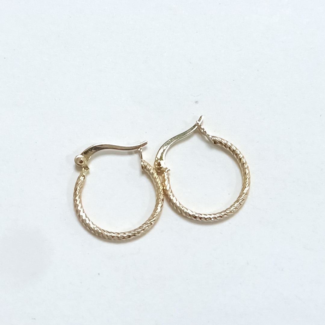 ARETES ARRACADAS 14K 1.2 GR (NUEVO)