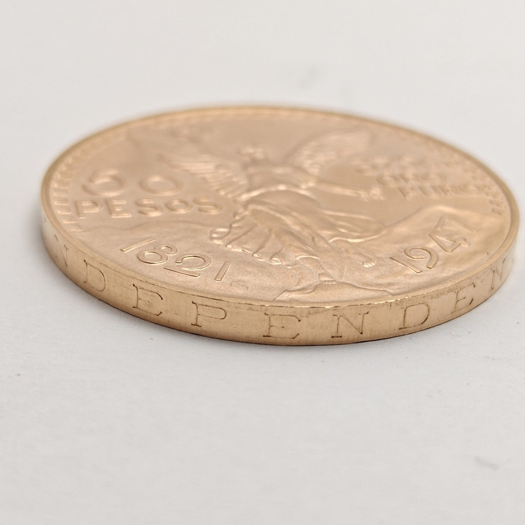 K1 41,60 GRMS 21 K IDENTIFICACIÓN MONEDA NOMINATIVA MONEDAS PESOS 50 PESOS (SEMINUEVO)