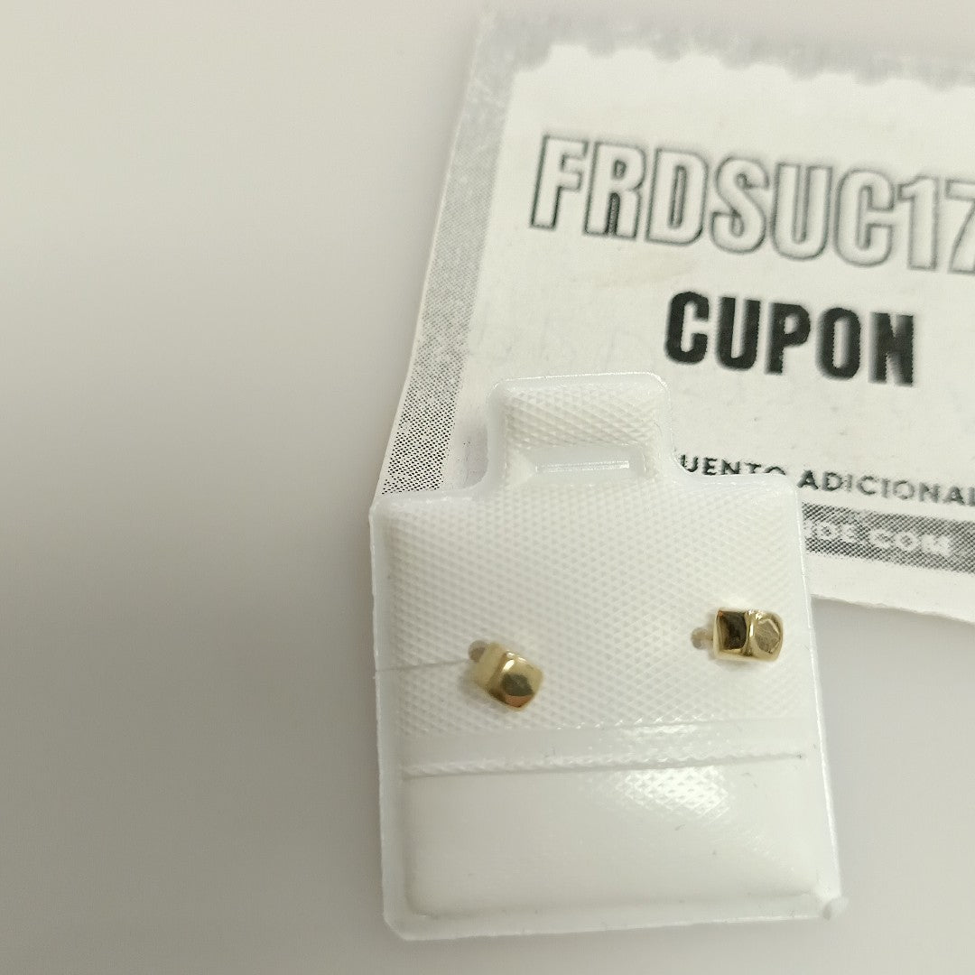 BROQUELES BROQUEL FIG CUBO 14K 0.203 GR (NUEVO)