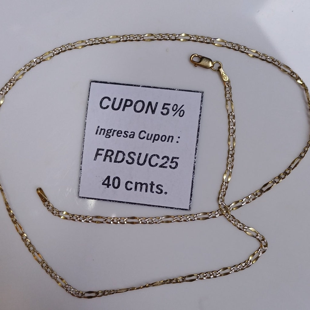 CADENA ORO 14 K 3.8 GRMS (SEMINUEVO)