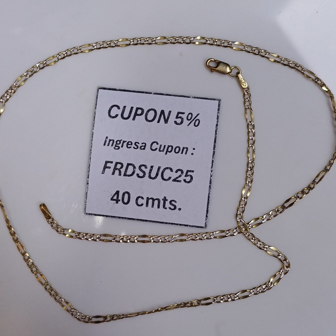 CADENA ORO 14 K 3.8 GRMS (SEMINUEVO)